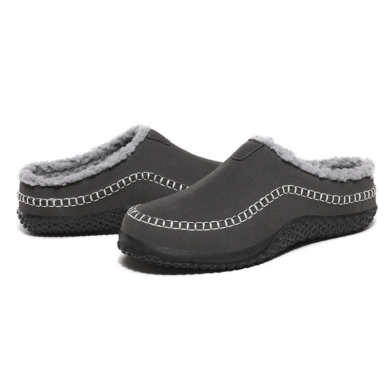 CozyStep – Tøfler i mokkasin-stil med enkel påføring for innendørs og utendørs bruk