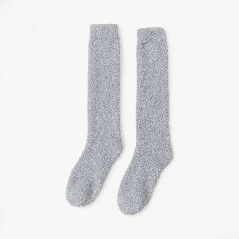 Liora – Lårlange Sokker med Elastisk Kante og Sømløs Tå