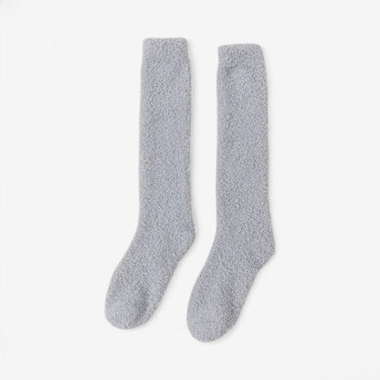 Liora – Lårlange Sokker med Elastisk Kante og Sømløs Tå