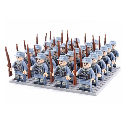 BlockBattles - Byggeklossesett med enheter fra andre verdenskrig for pedagogisk moro