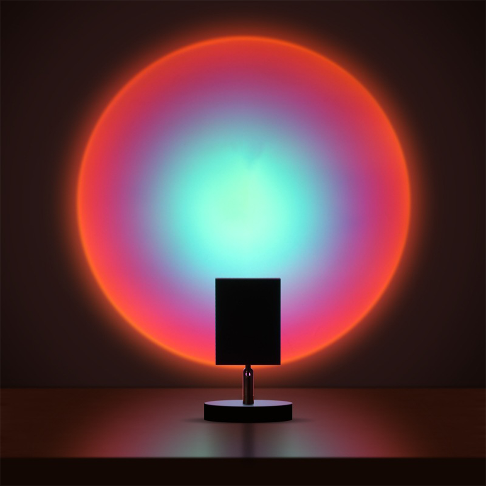 LumaVista - Solnedgangsbordlampe med varm glød for å skape en avslappende atmosfære