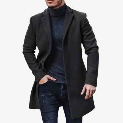 Bernd – Langermet trenchcoat med knapper