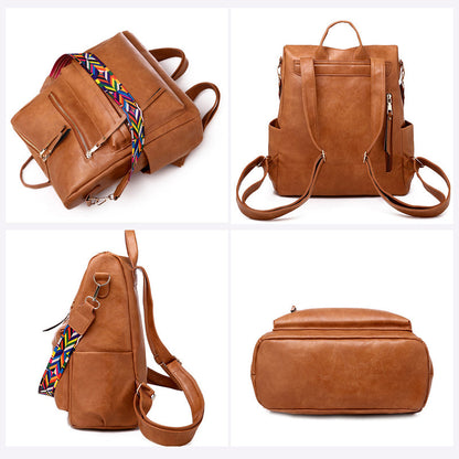 NovaLuxe – Sikker Glidelåslukking Ryggsekk med Dobbel Skulderstropp