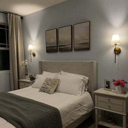 NovaGlow - Stilig vegglampe med justerbar belysning og trådløs kontroll