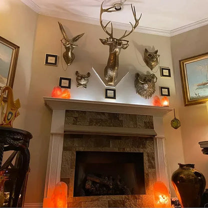 AnimalCraft - Håndlaget Dyrehode Skulptur i Harpiks for Unik Dekorasjon