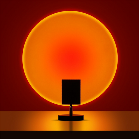 LumaVista - Solnedgangsbordlampe med varm glød for å skape en avslappende atmosfære