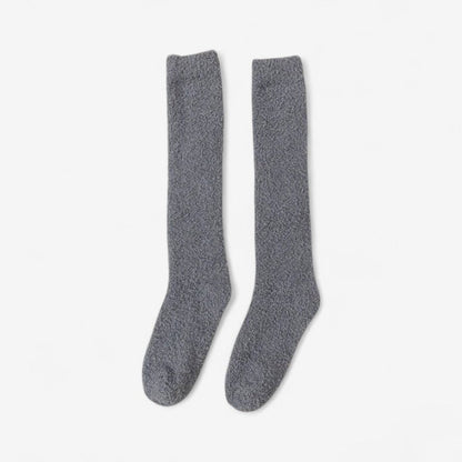 Liora – Lårlange Sokker med Elastisk Kante og Sømløs Tå