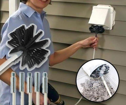 CleanSweep - Roterende rørrengjøringsbørste med Utvidbar stang