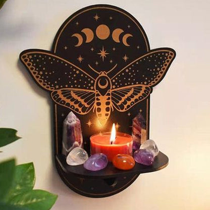 GlowShelf - Vegglysestakeholder med katt for unik boliginnredning