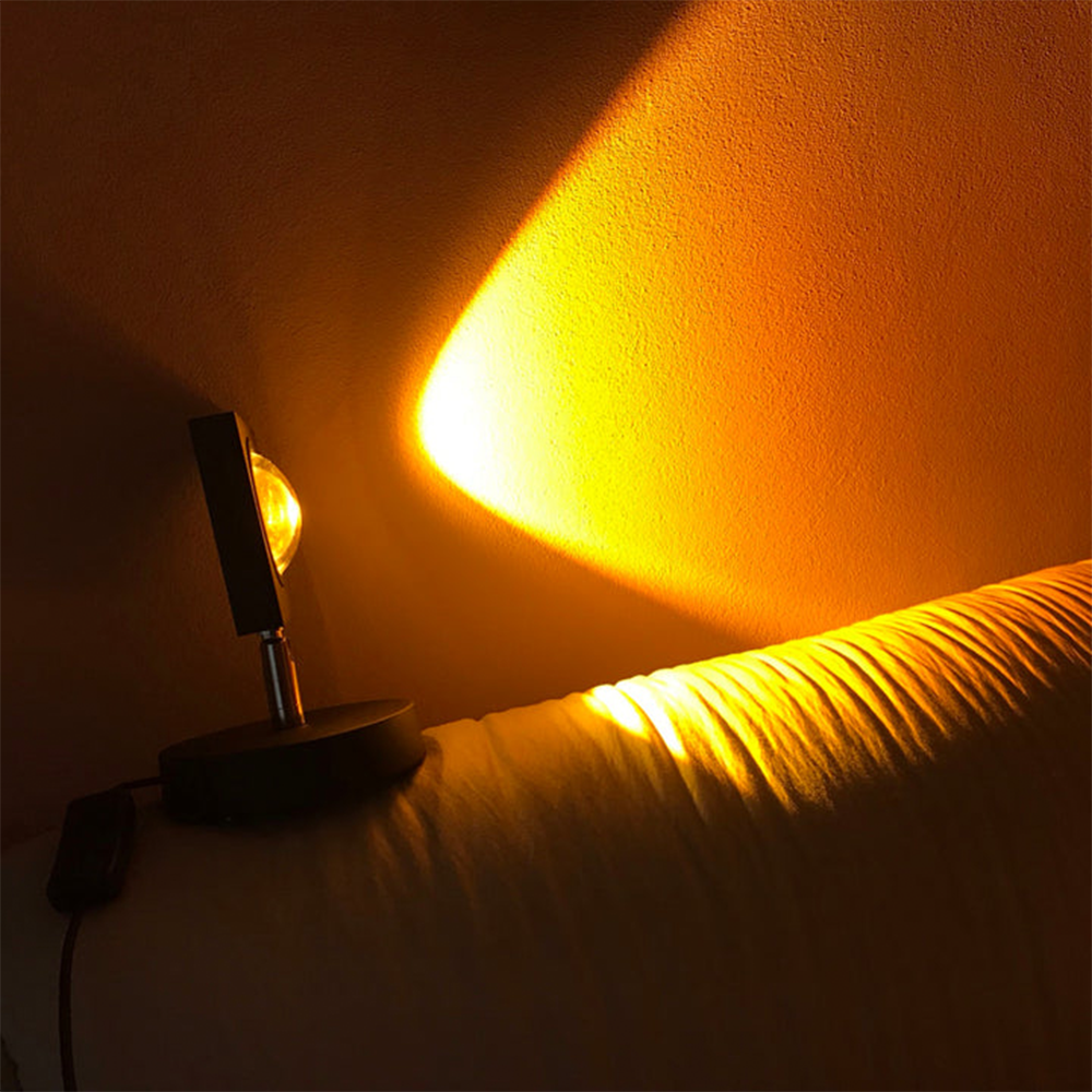 LumaVista - Solnedgangsbordlampe med varm glød for å skape en avslappende atmosfære