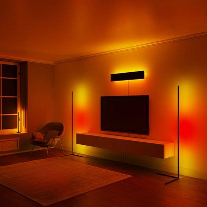 AmbianceGlow - Premium LED-gulvlampe med alternativer for millioner av farger