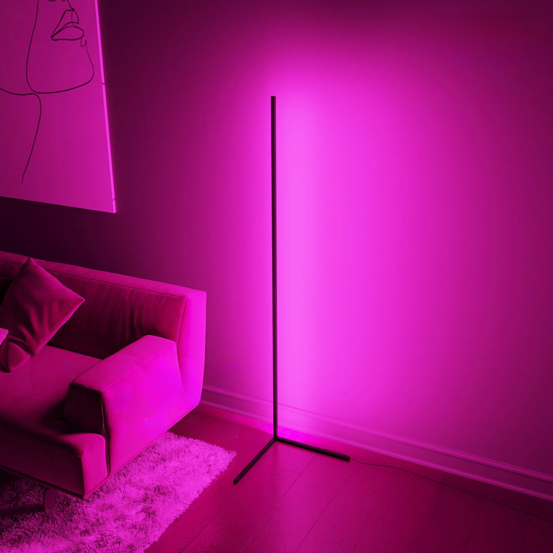 AmbianceGlow - Premium LED-gulvlampe med alternativer for millioner av farger