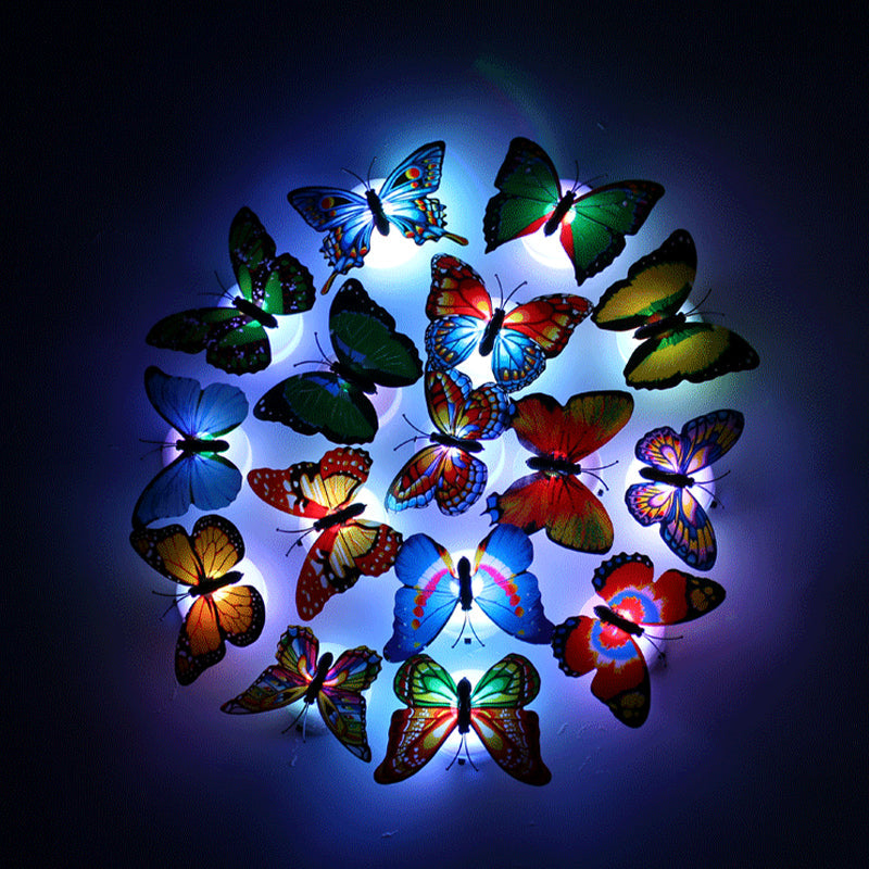 LumiWings – Fortryllende 3D Sommerfuglnattlys med Dekorativ Effekt