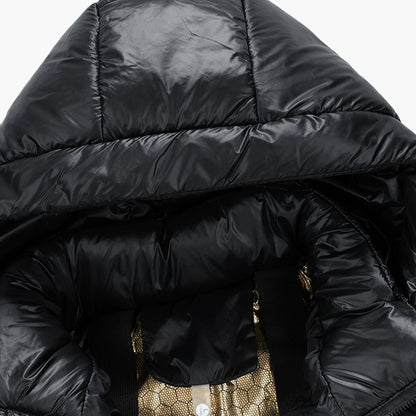 Mason - Vindtett pufferjakke med hette og glidelås