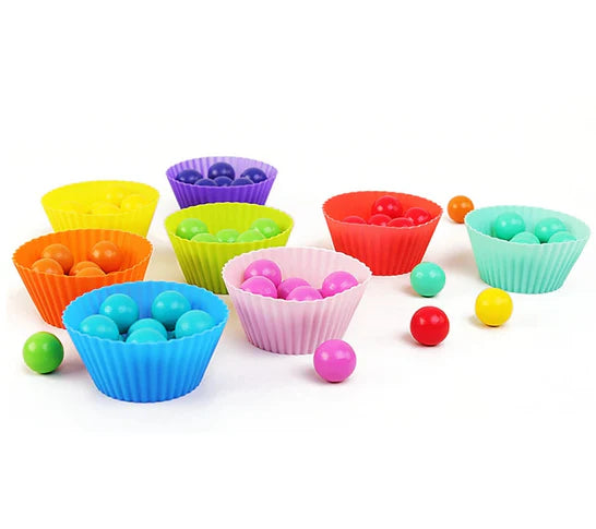 TinyBead - Wooden Montessori Matchende Puslespill Spill