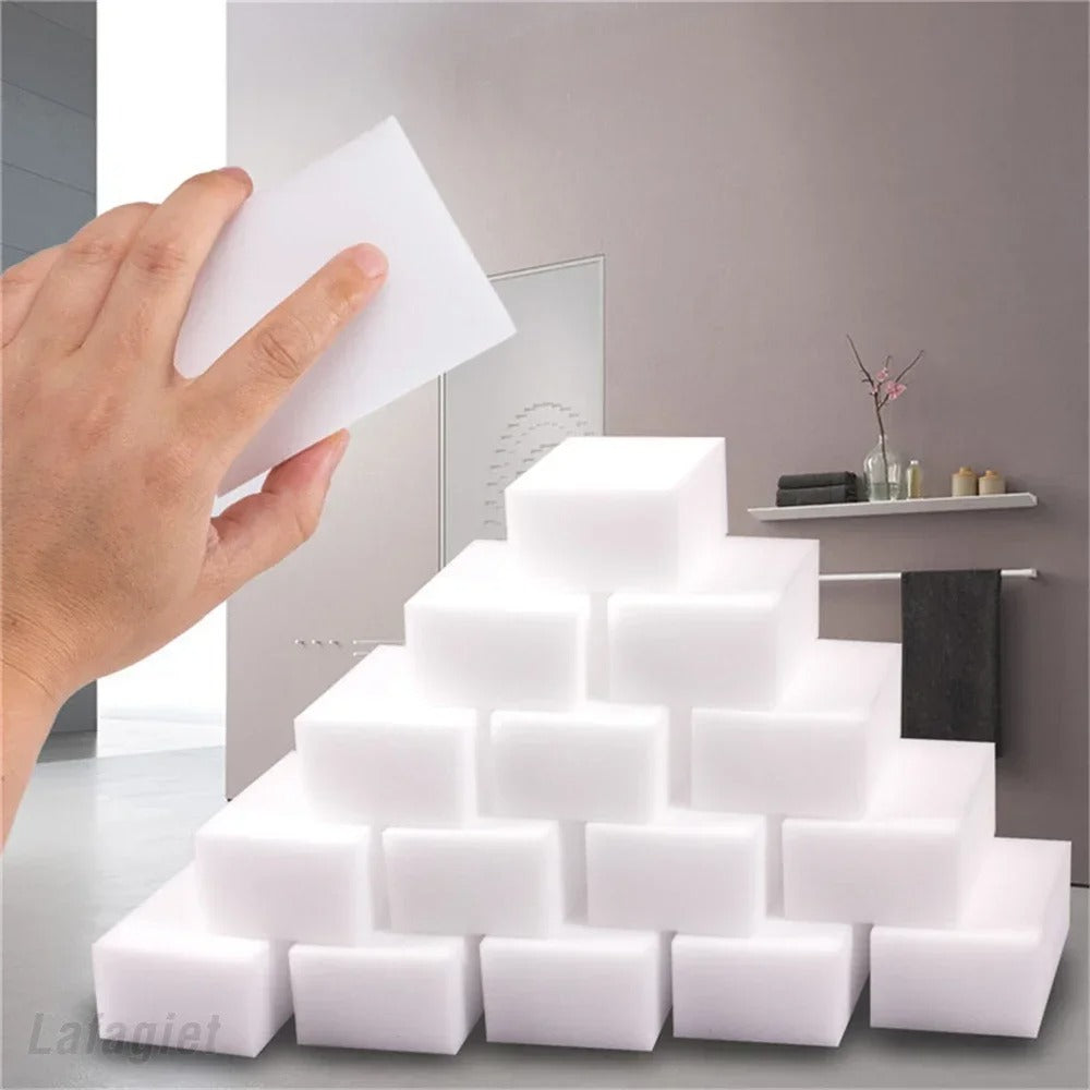 MagicClean - 100 stk. ekstra tykke Magic Eraser-svamper for effektiv rengjøring