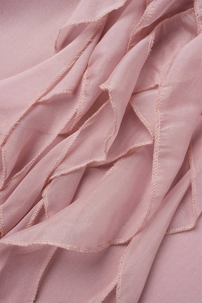 Grace - Fasjonabel Lappeteppet Kjole i Knelengde