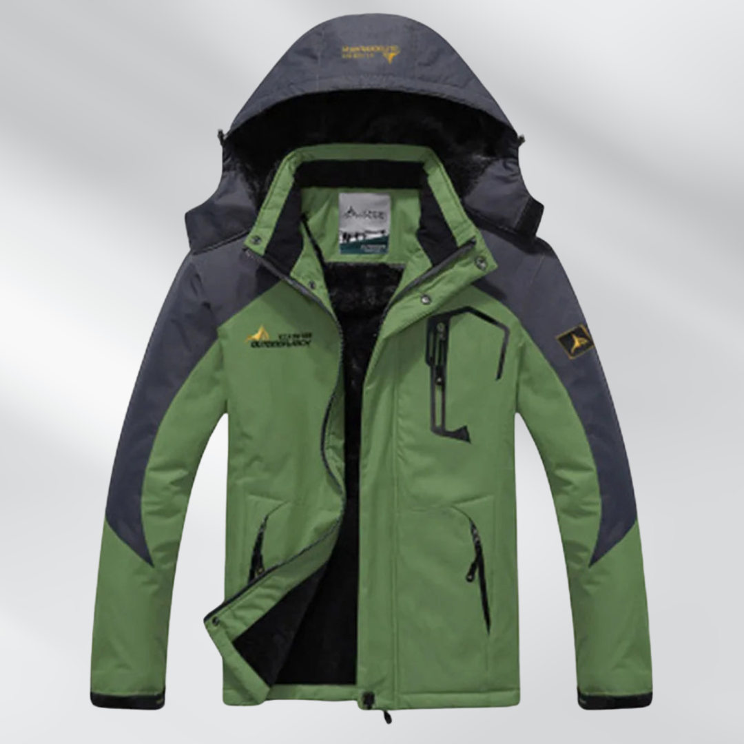 Maxwell - Parka med flere lommer med glidelås og vindtett beskyttelse