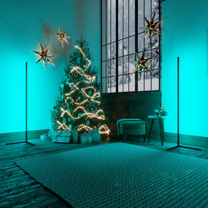 AmbianceGlow - Premium LED-gulvlampe med alternativer for millioner av farger