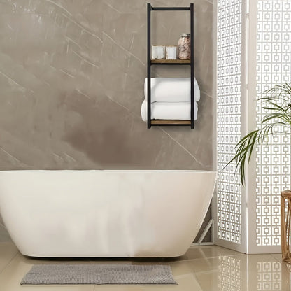 HangaTidy – Plassbesparende veggmontert håndkleholder med to nivåer