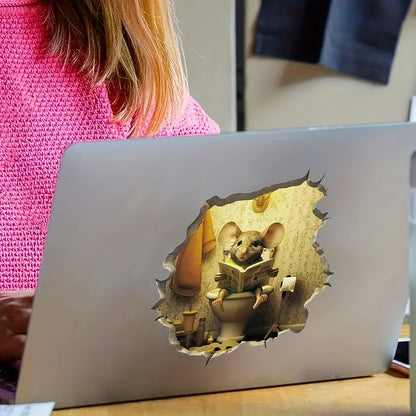 HomeWhimsy - 3D-mus veggklistremerke for et lekent preg