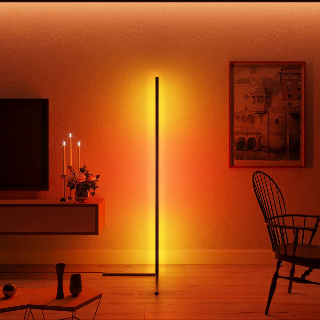 AmbianceGlow - Premium LED-gulvlampe med alternativer for millioner av farger