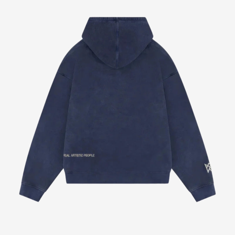 Eline – Langermet hettegenser med trykk og lommer