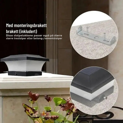 SolarLume - Smart solcelledrevet lyktestolpe for bærekraftig utendørsbelysning