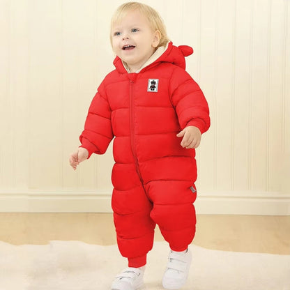 SnuggleBee – Babydrakt med Hette og Glidelås foran