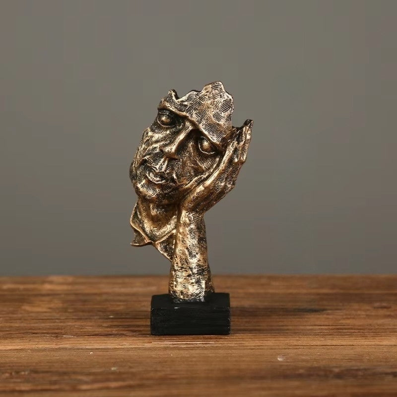 FaceArt – Kompakt bordskulptur for hjemmedekor