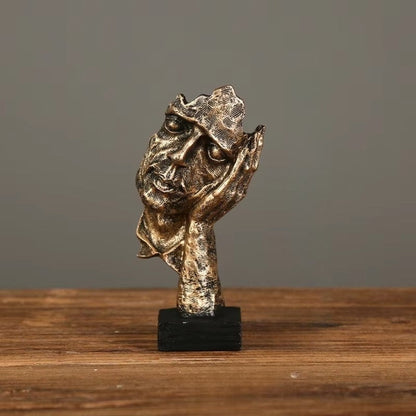 FaceArt – Kompakt bordskulptur for hjemmedekor