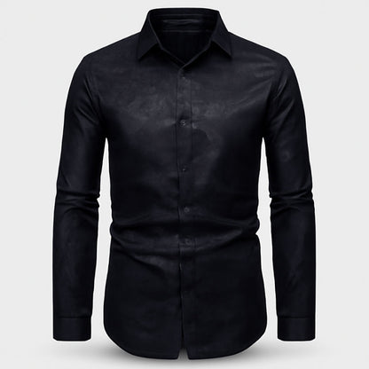 Willem - Langermet skjorte med knapper og blomstertrykk