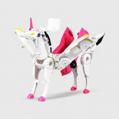 RoboCar – Forvandlingsleke Bil til Enhjørning med Lys og Lyd