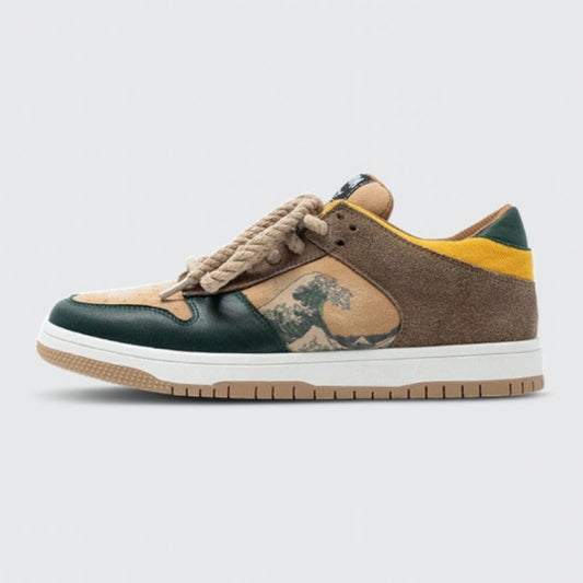 Carl – Rund tå casual sneakers med snøring