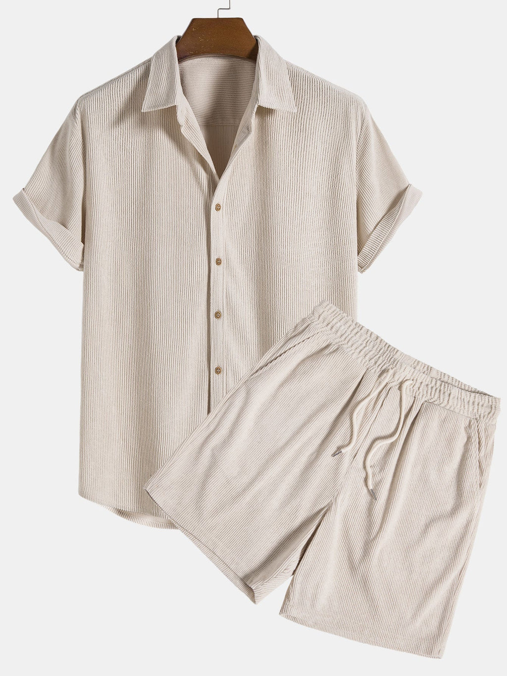 Ethan - Sommerskjorte Og Fritidsshorts Med Livlig Farge
