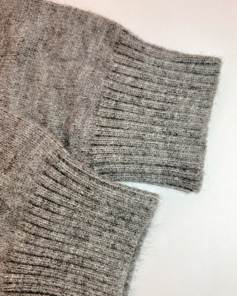 Klara - Ribbestrikket casual cardigan med lommer