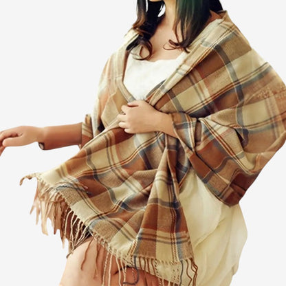 Emilia – Stort duskskjerf og tykt sjal