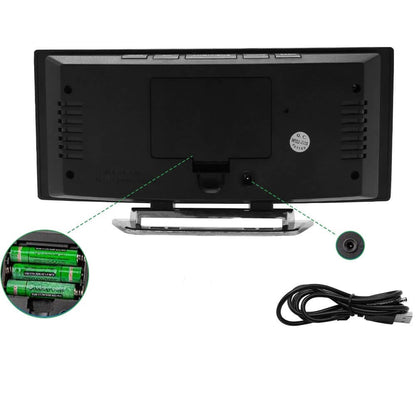 ClearView - buet LED-vekkerklokke med nattmodus