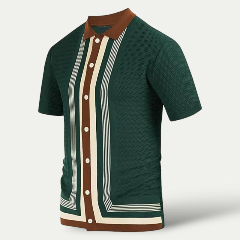 Tony – Slim Fit Polo med Korte Ermer