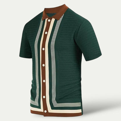 Tony – Slim Fit Polo med Korte Ermer