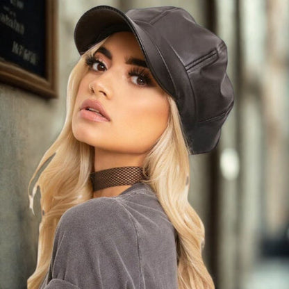 Audrey - Beret Hatt med Justerbar og Sammenleggbar Design