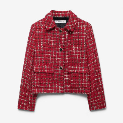 Marisol – Langermet Kåpe med Ståkrage og Lommer