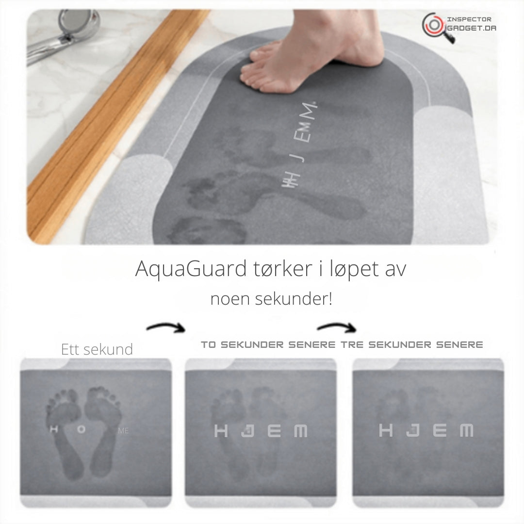 AquaGuard - Ultraabsorberende badematte med sklisikker bakside