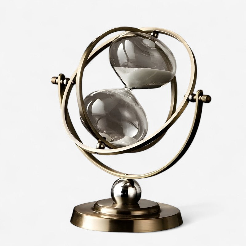 NordicFlow – Nordic Retro Metall Timeglass for Hjem- og Kontordekorasjon