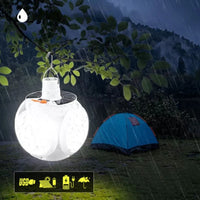 EcoShine - Solcelledrevet utendørslys med USB-lading for jevn belysning