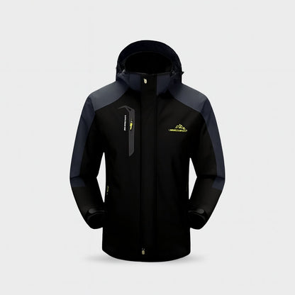 Ruben - Vanntett Jakke med Hette Glidelås og Lange Ermer