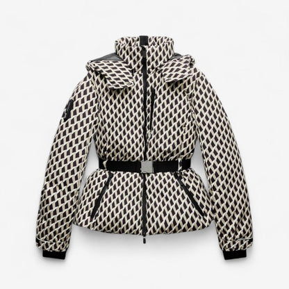 Liana – Hettejakke med glidelås, lange ermer og midjebelte