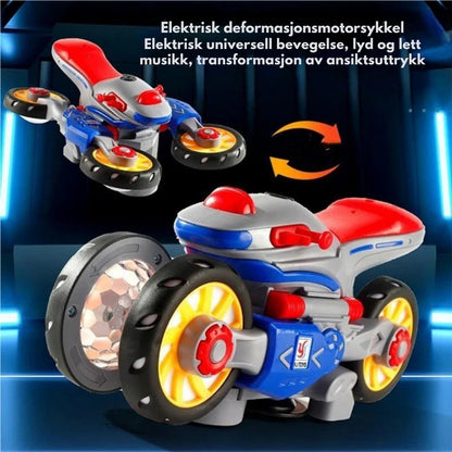 TurboTwist - Elektrisk motorsykkel med lys for kreativ og trygg lek