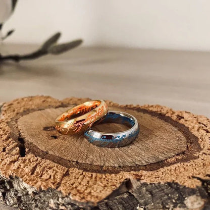 Diede – Gravert Glow-ring for Moderne Bruk