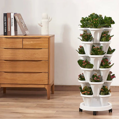 PotNest – Stablebare flerlagede resin-plantepotter